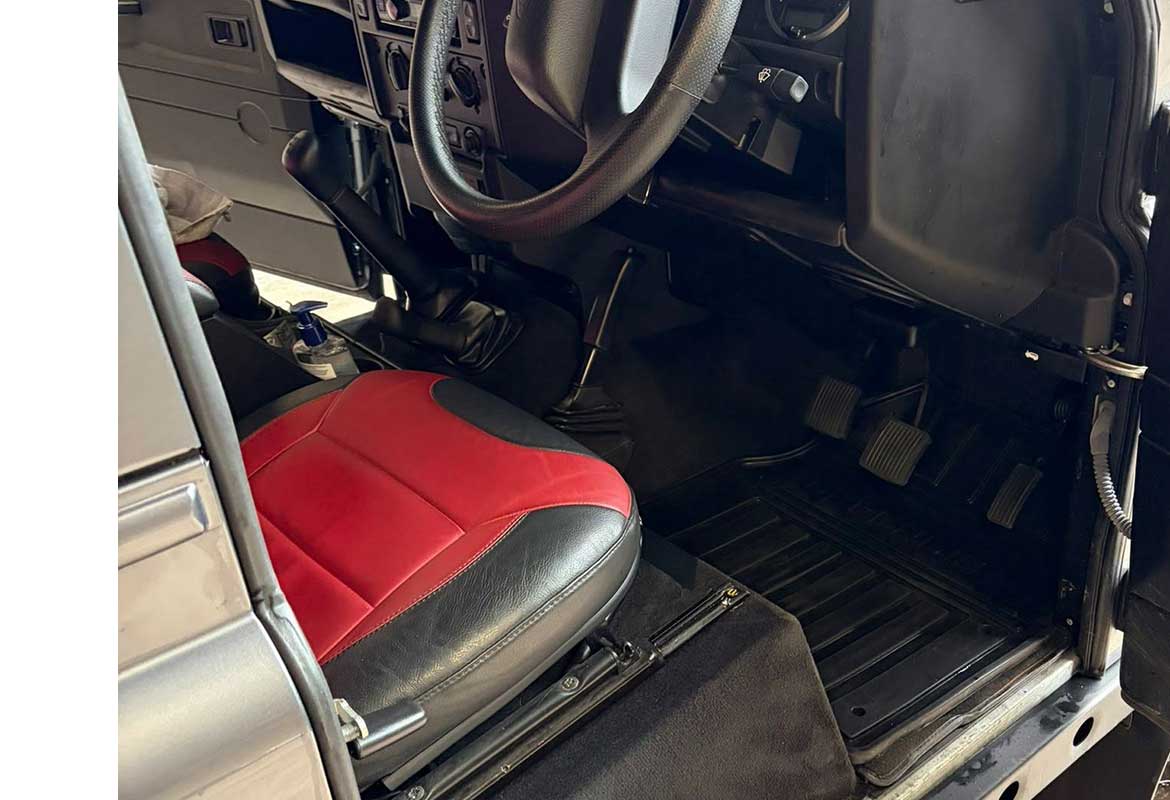 Defender 90 Interior After 