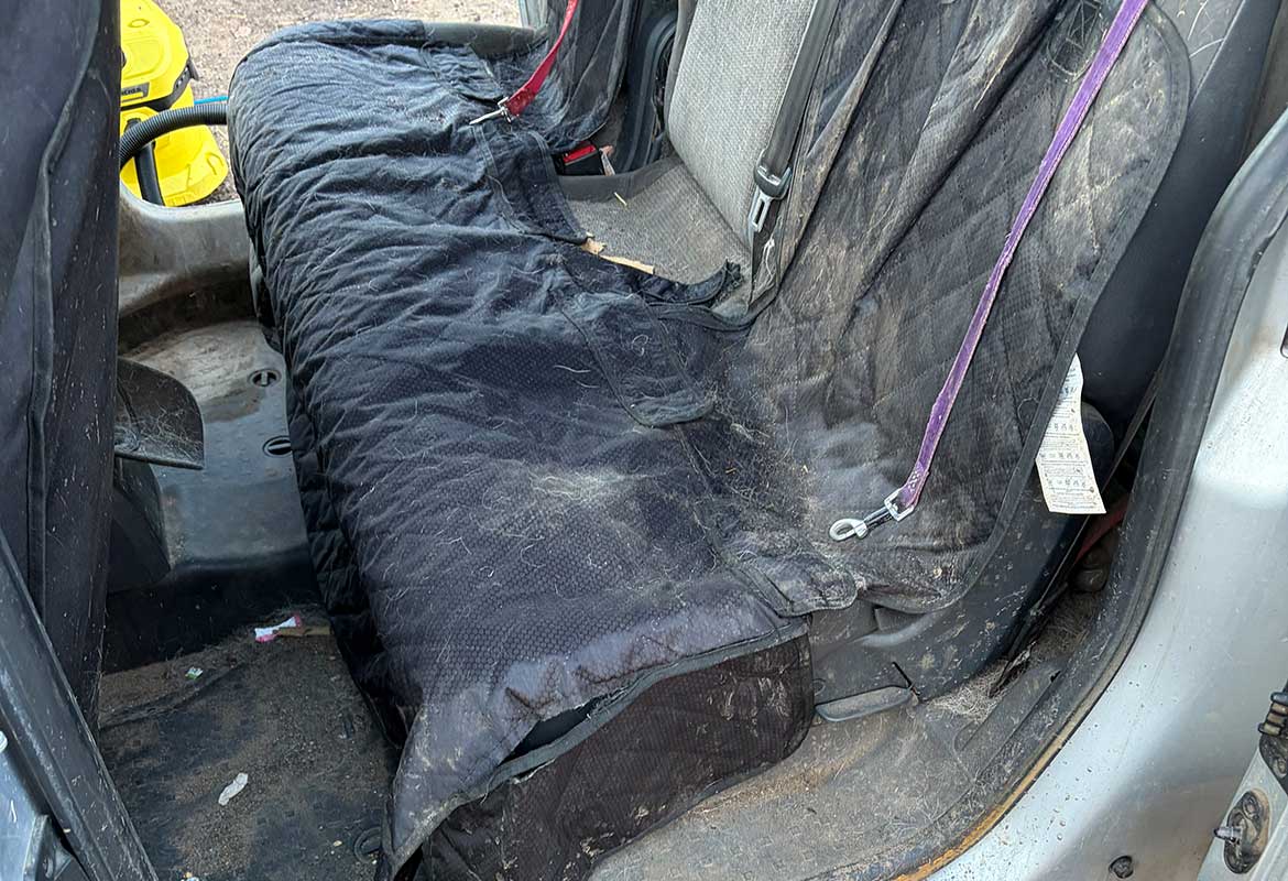 Volkswagon Caddy Interior Before